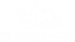 Logo von Früchtemeer.de in weiß